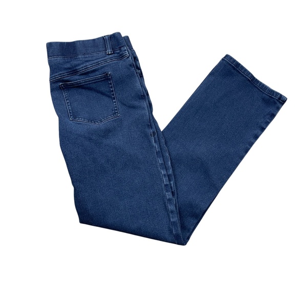 Betabrand Denim - Betabrand‎ MP Jeans Pull On Elastic Waist Pockets Straight Leg (see description)